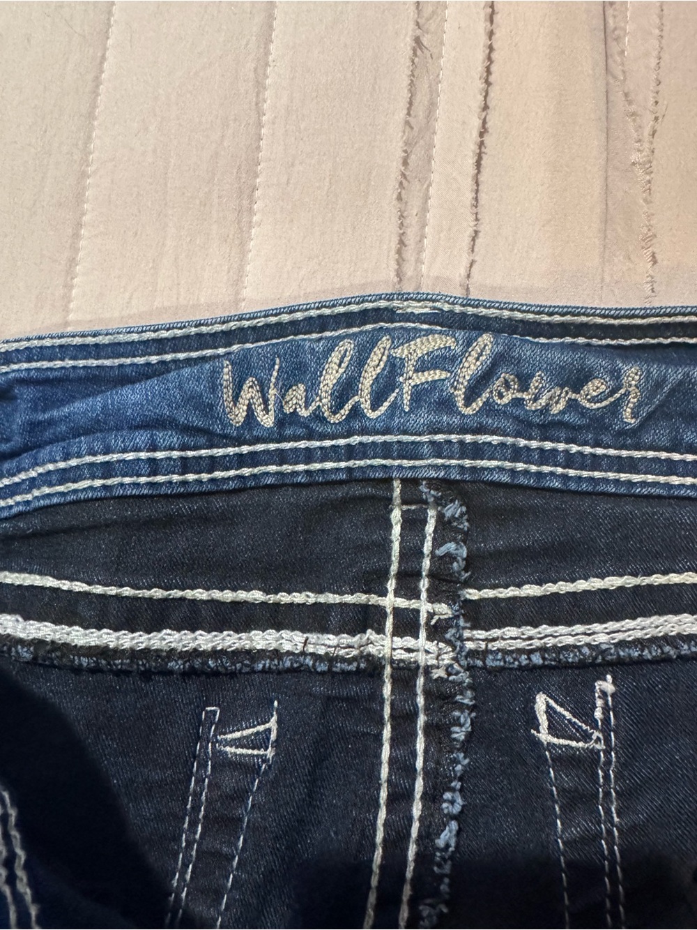 Wallflower Dark Blue High-Rise Women's Jeans
